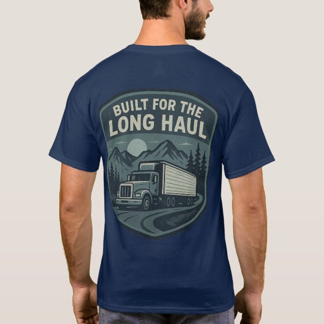 Construído para a camiseta do caminhoneiro Long Ha (Verso)