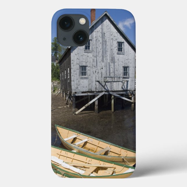 Construtor de dories, Lunenburg, Nova Escócia, Can (Verso)