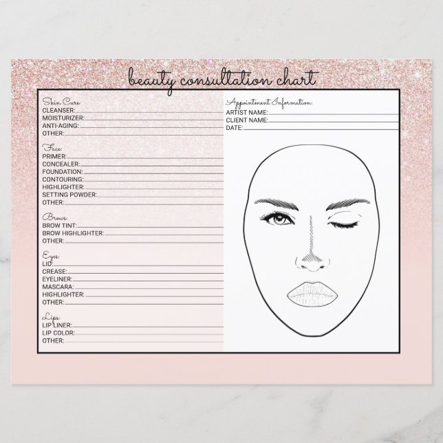 Consulta de Beleza do Ombre Cor-de-Rosa Dourada ro (Frente)