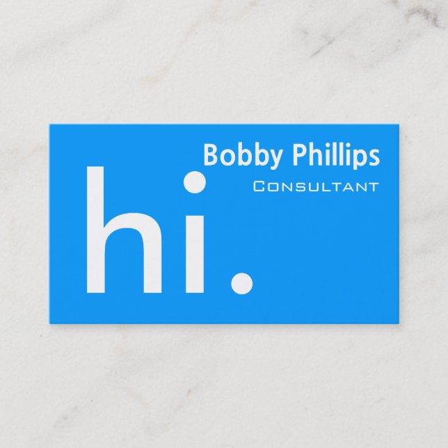 consultor cartão de visita (Frente)