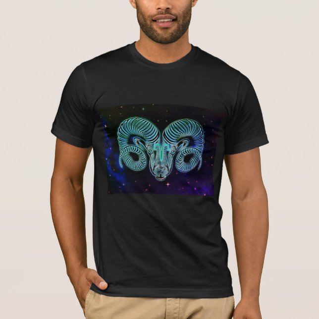 conta com a camiseta ram zodiac (Frente)