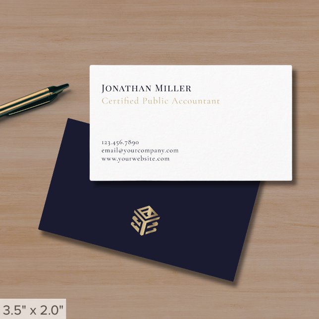 Contador Público Certificado Minimalista Moderno (Criador carregado)