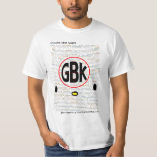 Contagem de GBK o t-shirt das maneiras