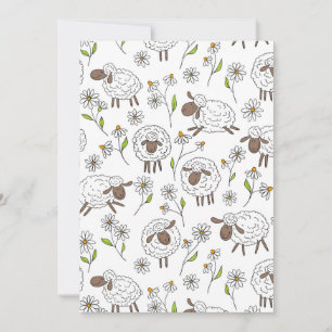 Contagem de ovelhas em branco