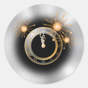 Contagem regressiva para o adesivo de Ano Novo