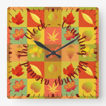 Contando Bênçãos em torno do Relógio Ação de Graça