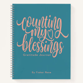 Contando Minhas Bênçãos Personalizada Gratidão