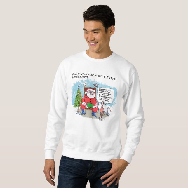 Contar camisa de suor para Papais noeis (Frente Completa)