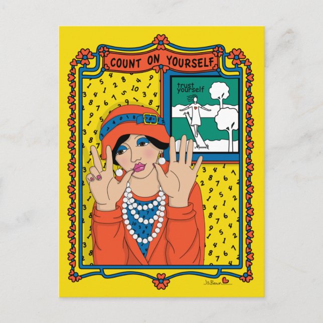 Contar no seu próprio cartão postal (Frente)