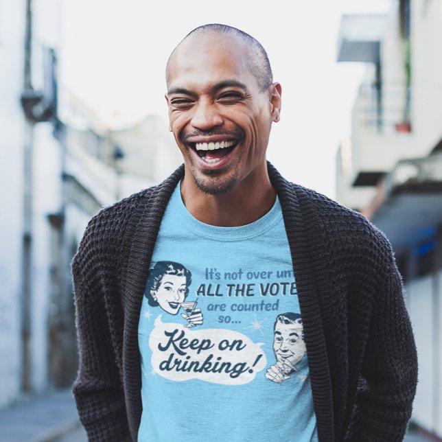 Contar todos os votos | Camisa | Retro Funny (Criador carregado)