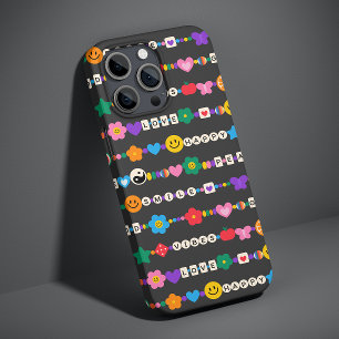 Contas Retro de Boas Vibrações Amor Sorriso Groovy