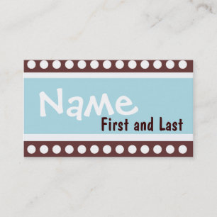 Contato Azul do menino e cartão telefónico de Brown para