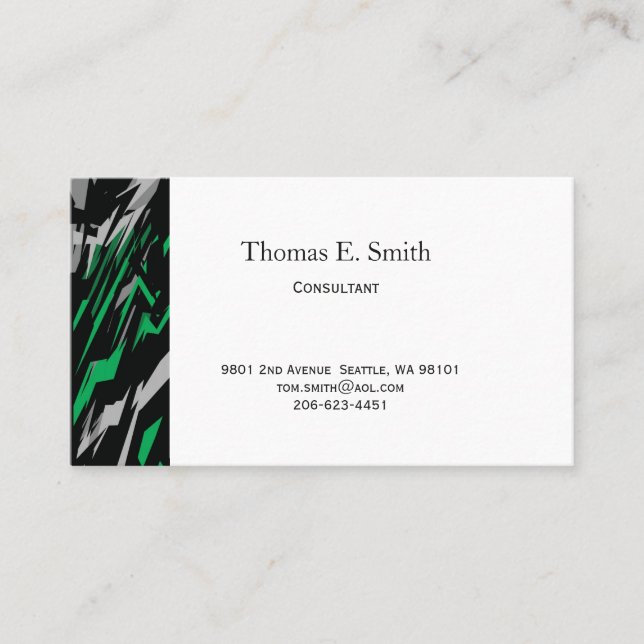 Contato Cartão de Chamada Clássico (Frente)