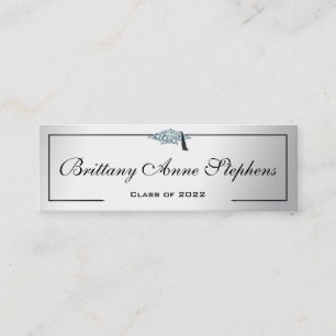 Contato Cartão de Chamada de Boné Formando Estendido Dia