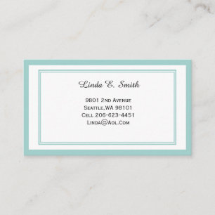 Contato Cartão de Chamada de Bordado Clássico