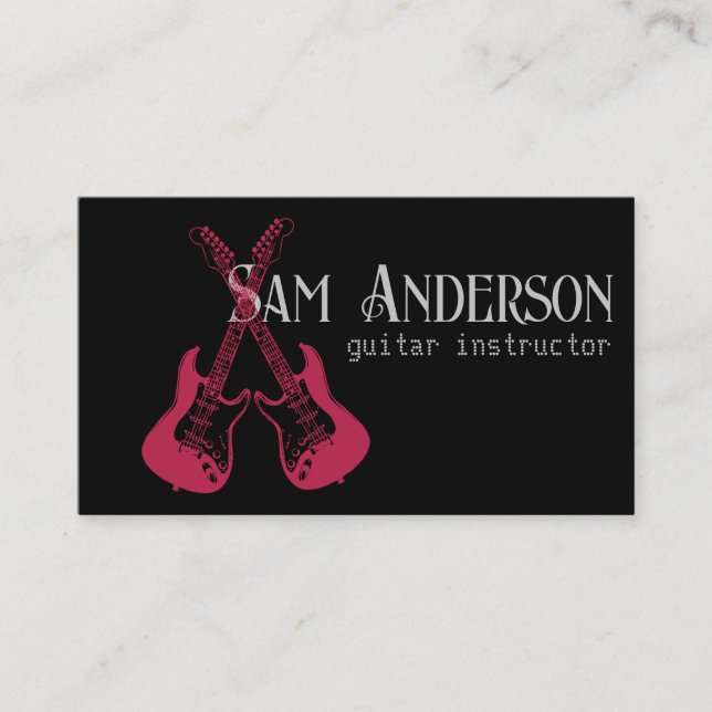 Contato Cartão de Chamada de na moda (Frente)