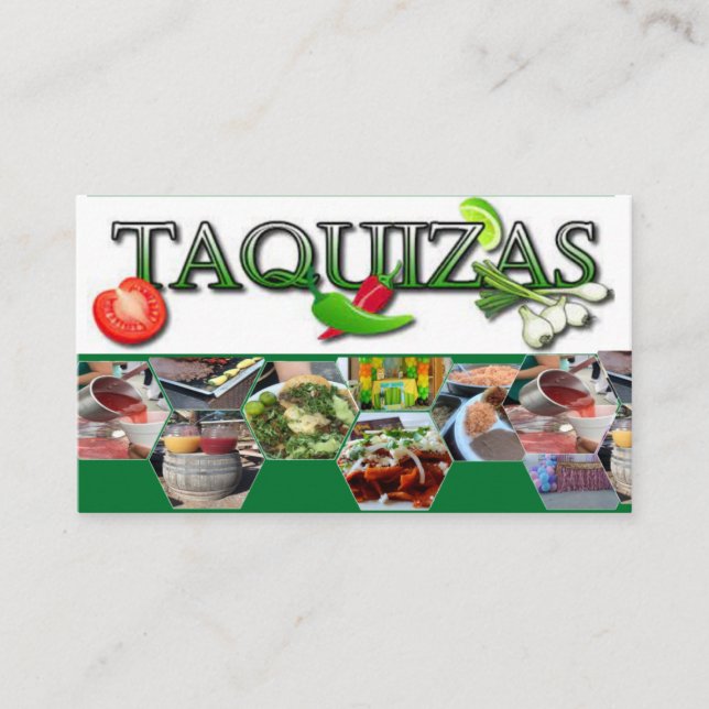 Contato Cartão de Chamada Taquizas (Frente)
