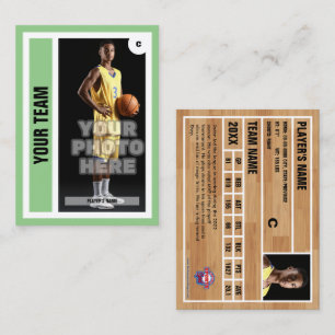 Contato Cartão de Comércio de Basquete Personalizado - Sag