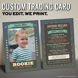 Contato Cartão de Comércio de primeiro aniversario de Beis