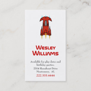 Contato Cartão de Data de Reprodução do Navio Espacial 