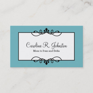 Contato Cartão de mamãe personalizado de quadro clássico d