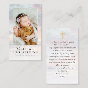 Contato Cartão de Oração de Cristo de Fólios