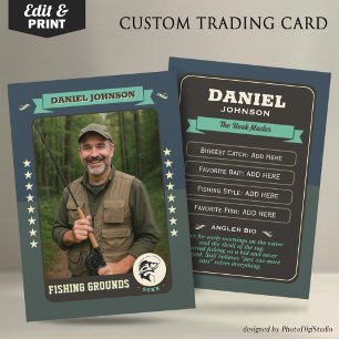 Contato Cartão de Pesca Personalizado, Presentes De Cartão