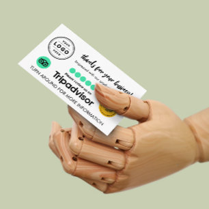 Contato Cartão de Solicitação de Revisão do Tripadvisor co