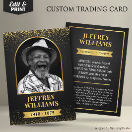 Contato Cartão de Troca de Ancestral Personalizado, Cartão