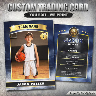 Contato Cartão de Troca de Basquete Personalizado, Estádio