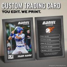 Cartão de Troca de Beisebol Personalizado, Esporte