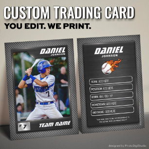 Contato Cartão de Troca de Beisebol Personalizado, Esporte