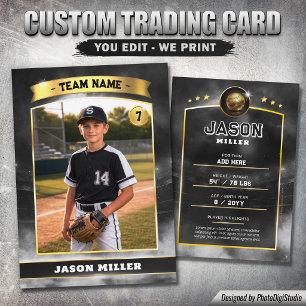 Contato Cartão de Troca de Beisebol Personalizado, Estádio