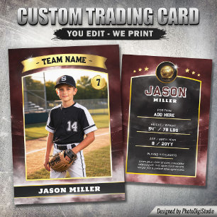 Contato Cartão de Troca de Beisebol Personalizado, Estádio