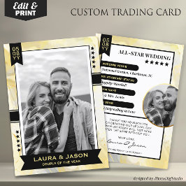 Contato Cartão de Troca de Casal Personalizado, Lembrança 