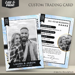 Contato Cartão de Troca de Casal Personalizado, Lembrança 