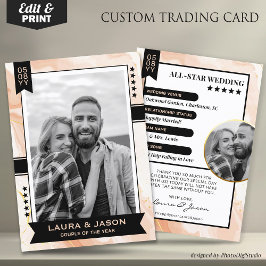 Contato Cartão de Troca de Casal Personalizado, Lembrança 