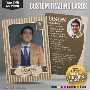 Contato Cartão de Troca de Cores Personalizadas, Foto para