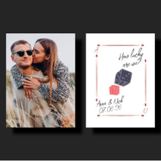Contato cartão de troca de foto personalizado para present
