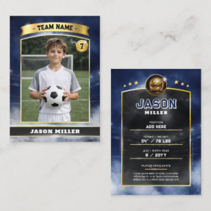 Contato Cartão de Troca de Futebol Personalizado, Chamada 