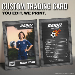 Contato Cartão de Troca de Futebol Personalizado, Esportes