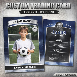 Contato Cartão de Troca de Futebol Personalizado, Estádio 