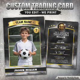 Contato Cartão de Troca de Futebol Personalizado, Estádio