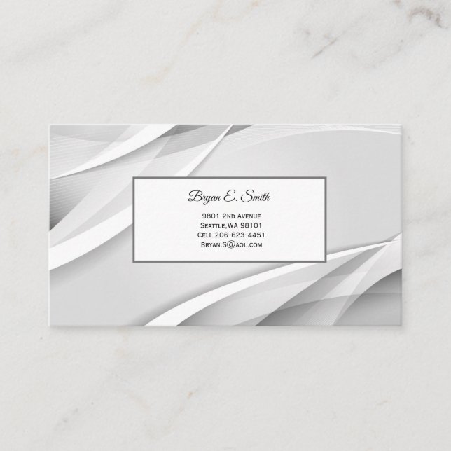 Contato Cartão de visita (Frente)