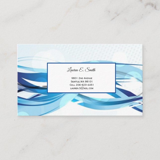 Contato Cartão de visita (Frente)