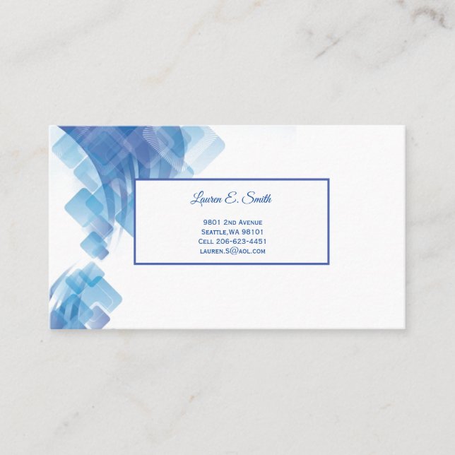 Contato Cartão de visita (Frente)