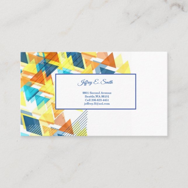 Contato Cartão de visita (Frente)