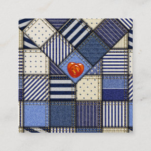 Contato Cartão de visita de Colagem de Seamstress