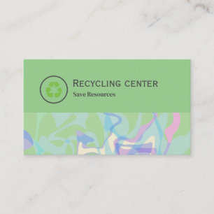 Contato Cartão de visita de nome personalizado verde Sage
