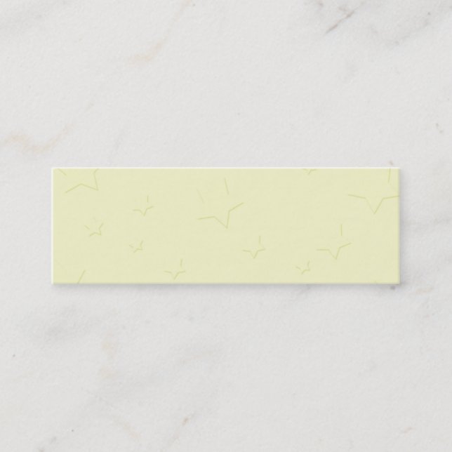 Contato Cartão de visita magro das estrelas (Frente)